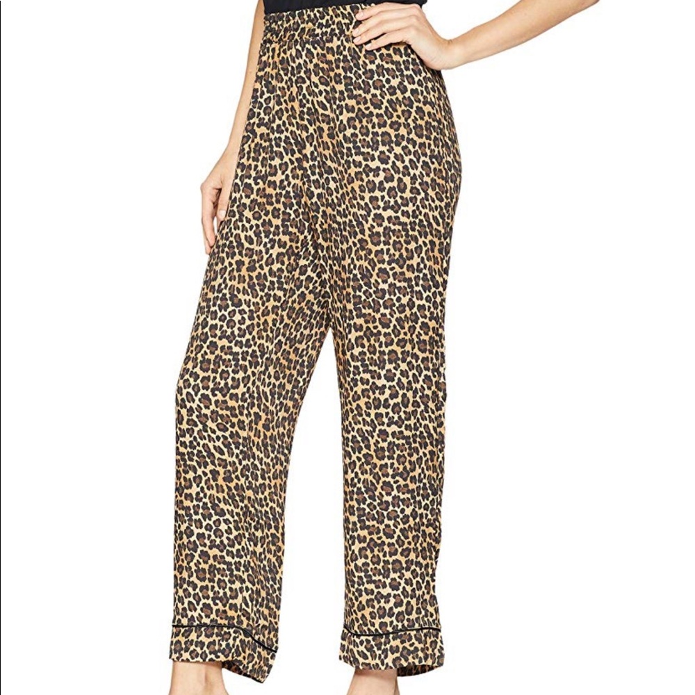 Three Dots Leopard PJ pants Medium